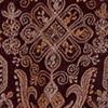 Wine Georgette Kurta Churidar with Thread Embroidery